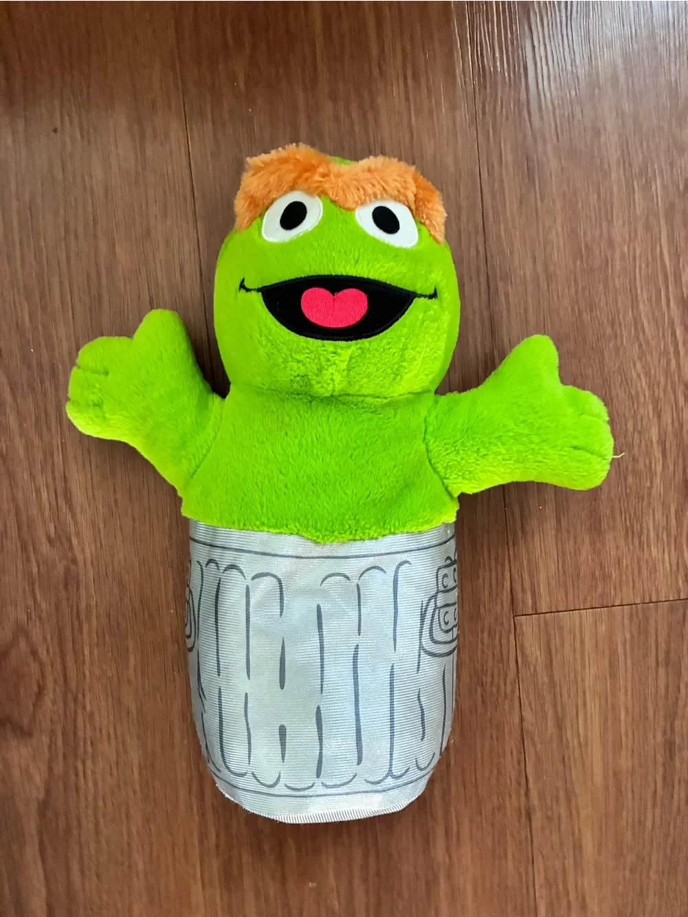Sesame Street Blue Cookie Monster Plush & Green Oscar the Grouch Plush